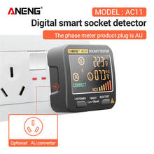 AC11 Digital  Tester  Smart Socket Voltage Test Socket Detector US/UK/EU/AU Plug Ground Zero Line Phase Check Rcd NCV test 2024 - buy cheap