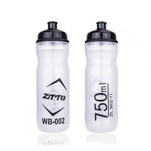 Ztto garrafa de água para ciclismo de 750ml, garrafa portátil para bicicleta 2024 - compre barato