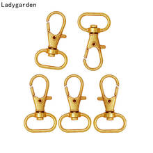 100PCS Metal Bags Strap Buckles Lobster Clasp Collar Carabiner Snap Hook DIY KeyChain Bag Part Accessories Golden Pet Dog Buckle 2024 - buy cheap