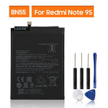Replacement Battery For Xiaomi Redmi Note 9S Note9S BN55 Rechargeable Phone Battery 5020mAh 2024 - buy cheap
