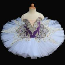 Purple Professional Ballerina Ballet Tutu For Child Children Kids Girls Adults Pancake Tutu Dance Costumes Ballet Dress Girls 2024 - buy cheap