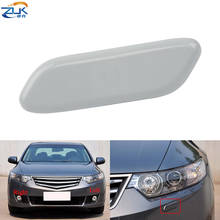 ZUK Front Bumper Headlight Washer Nozzle Cover For HONDA ACCORD Euro CU1 CU2 2008-2014 Headlamp Cleaner Cap None Painted 2024 - buy cheap