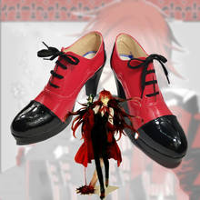 Anime Customize Grell Sutcliff Cosplay Boots Black Butler Grell Sutcliff Cosplay Shoes Custom Any Size Anime Halloween Party Boo 2024 - buy cheap