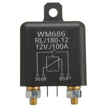 12V 100Amp 4-Pin Heavy Duty ON/OFF Switch Split Charge Relay For Auto Boat Van Black 2024 - buy cheap