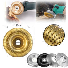 Dreamburgh Hot Tungsten Carbide Wood Grinding Wheel Rotary Disc Angle Grinder Sanding Carving Tool Disc Wood Abrasive Disc Tools 2024 - buy cheap
