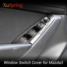 For Mazda3 Mazda 3 Axela 2014-2019 LHD BM/BN Car Window Switch Adjustment Knob Panel Cover Trim Stickers Strips Garnish Styling 2024 - buy cheap