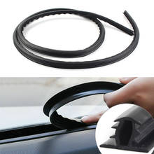 1.6m Car Push Seal Strip Rubber Dashboard Windshield Gap Engine Noise Insulation 2024 - buy cheap