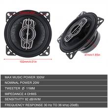 2pcs 4 Inch 300W 4 Way Cars Coaxial Auto Music Stereo Full Range Frequency Hifi Speakers Non-destructive Installation 2024 - buy cheap