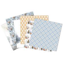 24 unids/lote azul rombo Retro Material papeles Scrapbooking DIY álbum diario regalo decorativo papel recortes de papel 2024 - compra barato