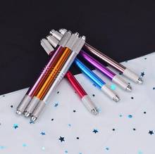 Permanent Makeup Eyebrow Pen Two Head Used Manual Microblading Pen For 3D Eyebrow Lip Embroidery Tattoo 2024 - buy cheap