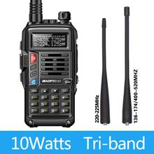 BaoFeng-walkie-talkie portátil UV-S9 Plus, transceptor de Radio CB de largo alcance, 10km, 10W, 136-174/220-225/400-520Mhz 2024 - compra barato