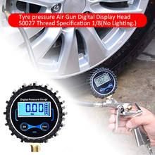 Medidor digital de pressão do pneu da motocicleta, equipamento com tela lcd para medição de pressão do pneu de carros e caminhões, 1/8 2024 - compre barato