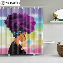 Quality Shower Curtain Different Custom Waterproof Bathroom African Woman Polyester Shower Curtain for bathroom shower 2024 - buy cheap