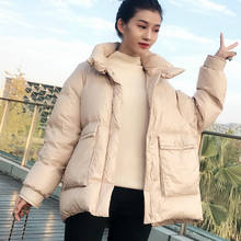 2020 New Fashion Autumn Winter Women Parka Casual Women Stand Collar Down Jacket Loose Warm Coat Female Casual Winter Jackets 2024 - buy cheap