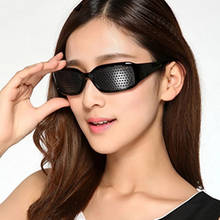 Black Sunglasses Anti-fatigue Vision Care Microporous Glasses Eye Exercise Eyesight Improve Anti-myopia Unisex Eyewear 2024 - buy cheap