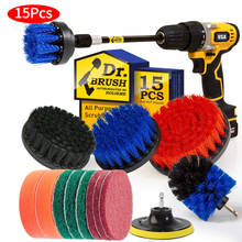 15Pcs Drill Brush Attachment Power Scrubber Set - Drill Scrub Cleaning Brush Kit Kitchen & Automo Cleaning Brush 2024 - buy cheap