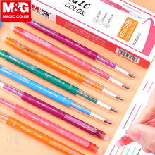 M&G 6 Colors Cute Retractable Erasable Pen 0.38mm Erasable Gel Pen Multicolor Pen Penne Cancellabili Office School Supplies 2024 - buy cheap