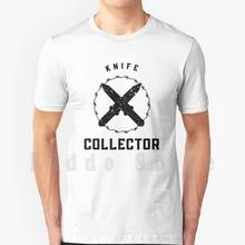 Knife Collector T Shirt Print For Men Cotton New Cool Tee Nife Funny Meme Cute Skull Goose Adorable Chef Cooking Cool Death 2024 - buy cheap