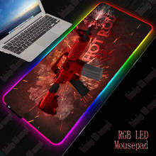 XGZ Gaming Mouse Pad RGB Gamer Large Mousepad LED Lighting USB Keyboard Colorful Desk  Mice Mat for Laptop Desktop  CSGO 2024 - buy cheap