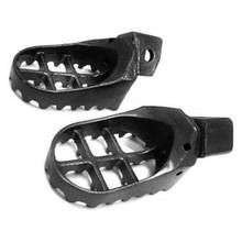 2pcs Motorcycle Gray Footpegs Foot Pegs Footrest For Suzuki RM 80 RM80 1993-2001 2024 - buy cheap