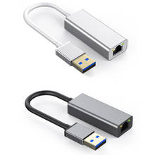 Ethernet-адаптер USB 3,0 гигабитная сетевая карта к USB RJ45 Lan 10/100/1000 Мбит/с Ethernet-конвертер для ноутбука ПК Windows 2024 - купить недорого