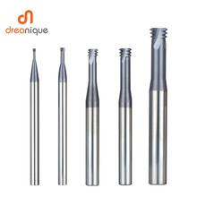 Dreanique UNC UNF thread end mill carbide alloy 3 tooth coated thread end mills cnc threading milling cutter tool for UN thread 2024 - buy cheap