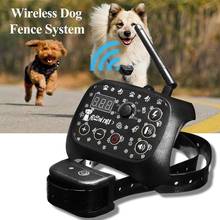 Electronic Wireless Remote Dog Training Collar Fence System Dog Training Electric Shock Collar Pet Shop Dog Acessorios 2024 - buy cheap