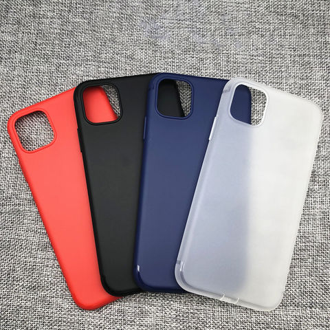 Ultra Thin Matte Case For iPhone 12 Mini 11 Pro Xs Max X Xr Silicone Soft Full Cover Case For iPhone Se 2020 7 8 6s 6 Plus 5 5s 2022 - купить недорого