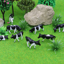 Modelo a escala HO, animales, vacas en miniatura para ferrocarril, arquitectura Artificial, paisaje de construcción, accesorios de Diorama 2024 - compra barato