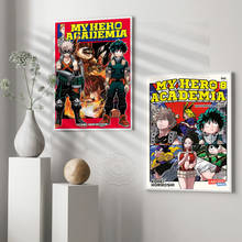 Póster de My Hero Academia de Anime japonés, pósteres de serie de televisión de Japón, personaje de dibujos animados, decoración de pared, imagen impresa, pegatinas de pared 2024 - compra barato