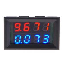 0.28inch Four Digits Digital Voltmeter Ammeter DC 100V 10A Blue Red Dual LED Dual Display Panel Amp Volt Voltage Current Meter 2 2024 - buy cheap