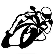 Motorcyclist on Board Motorcycle Car Sticker Automobiles Motorcycles Exterior Accessories Vinyl Decals for Bmw Audi Vw 2024 - buy cheap