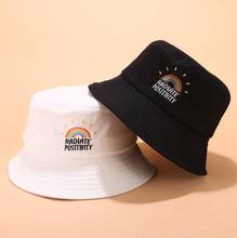 2019 New Rainbow Bucket Hat Cotton Unisex Bob Caps Hip Hop Gorras Men Women Panama Summer Color Sunscreen Bucket Hat 2024 - buy cheap