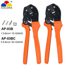 Crimping Pliers 0.5/1.5-6mm2 20/15-10AWG 2.8 4.8 6.3 Tabs Plugs Spade Connector Ratchet Crimper 250mm Die sets Crimp Hand Tools 2024 - buy cheap