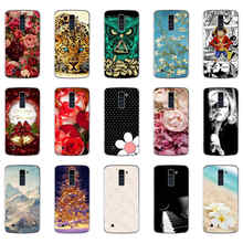 For LG K10 Cover Soft TPU Phone Case For LG K10 LTE K420N K430 flower Cases Silicone Back Cover For LG K10 2016 Capas Fundas 2024 - buy cheap