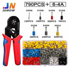 790PCS Tubular Crimping Connectors Insulated Cord End Terminal Ferrules Kit Set Wire Copper Crimp Connector Electrical  2024 - buy cheap