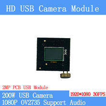 1080P Full HD PCB USB Camera Module MJPEG 30fps High Speed CCTV Linux UVC Android Webcam 2MP Mini Surveillance camera Module 2024 - buy cheap