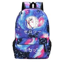 Saco de livros dos homens darling no franxx impresso mochila sacos de escola para adolescente bookbag para crianças mochilas para hombre 2024 - compre barato