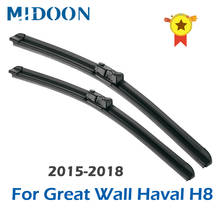MIDOON Wiper Blades for Great Wall Haval H8 Fit Push Button Arms 2015 2016 2017 2018 2024 - buy cheap