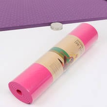 Esterilla de Yoga antideslizante para principiantes, alfombrilla gruesa de 1830x610X8mm para gimnasia ambiental, para interiores, gimnasio 2024 - compra barato