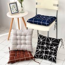 40x40cm Soft Square Stripe Seat Cushion Back Cushion Tie on Chair Cushion Car Pad Pillow for Home Office 2024 - buy cheap