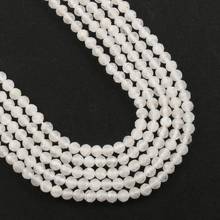 2 3 4 mm contas espaçadoras soltas pedra de lua branca, contas facetadas naturais para fazer joias diy pulseira colar acessórios 2024 - compre barato