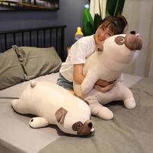 55-90cm grande tamanho bonito simulação pug cão brinquedos de pelúcia animais de pelúcia bonecas macio shiba inu chai travesseiro para crianças meninas presente de aniversário 2024 - compre barato