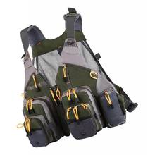 Chaleco mochila de pesca con mosca, chaleco con múltiples bolsillos, accesorios de aparejos 2024 - compra barato