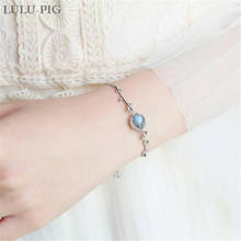 LULU-PIG    A Hot Seller Of The New 925 Silver Vine Moonlight Forest Bracelet Women  9M-13 2024 - buy cheap