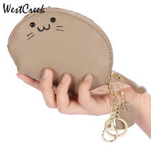 Genuine Leather Women Wallet Ins Female Short Small Slim Wallets Cute Coin Purse  2020 Mini Zipper Pocket 2024 - buy cheap