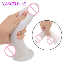 VATINE Super Soft Dildo Huge Big Dick Real Penis Sex Toys for Woman Female Masturbation Adult Products 2024 - buy cheap