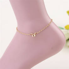 Modern female Anklets Bracelets gold Color chain butterfly Leg simple Bracelets Anklet Foot Chain For Female Wedding Gifts 2024 - buy cheap