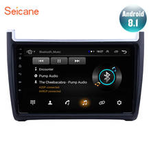 Seicane 9 Inch 2Din Android 8.1 GPS Head Unit Bluetooth Car Radio For VW Volkswagen Polo 2012 2013 2014 2015 support DVR 1080P 2024 - buy cheap