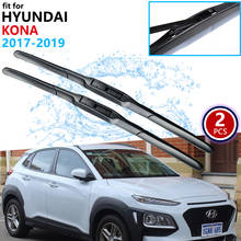 Escobilla limpiaparabrisas de coche, accesorios para Hyundai Kona 2017 ~ 2019 2018 Kauai, parabrisas delantero, tipo gancho J 2024 - compra barato